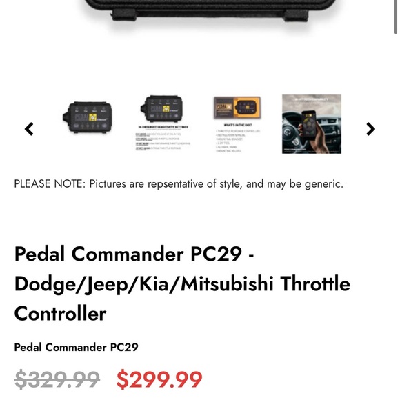 Pedal Commander PC29 - Chrysler, Dodge, Jeep, Mitsubishi - Picture 6 of 11